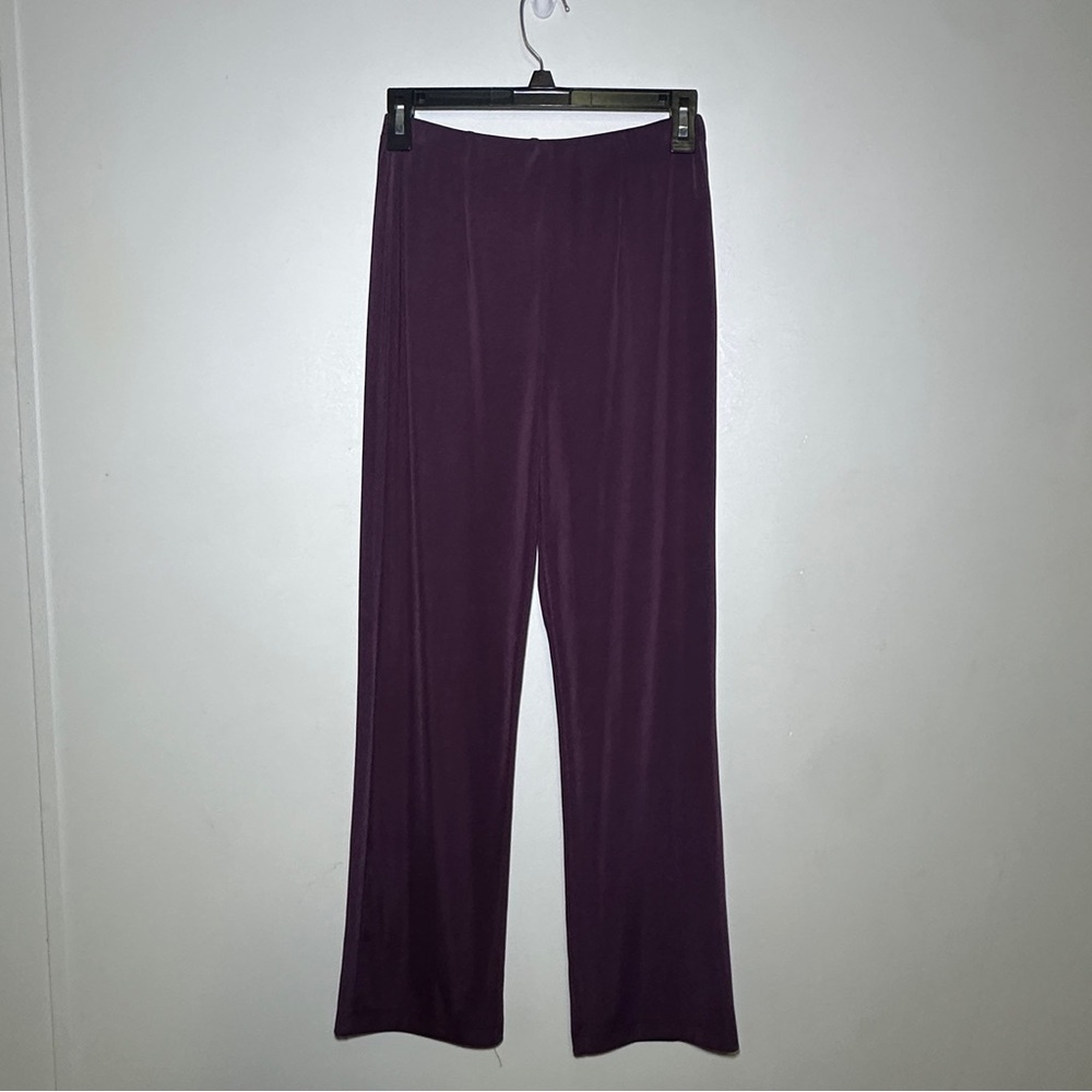 Easywear by Chico’s Slinky Stretch Pull on Pants Purple Size 0 short